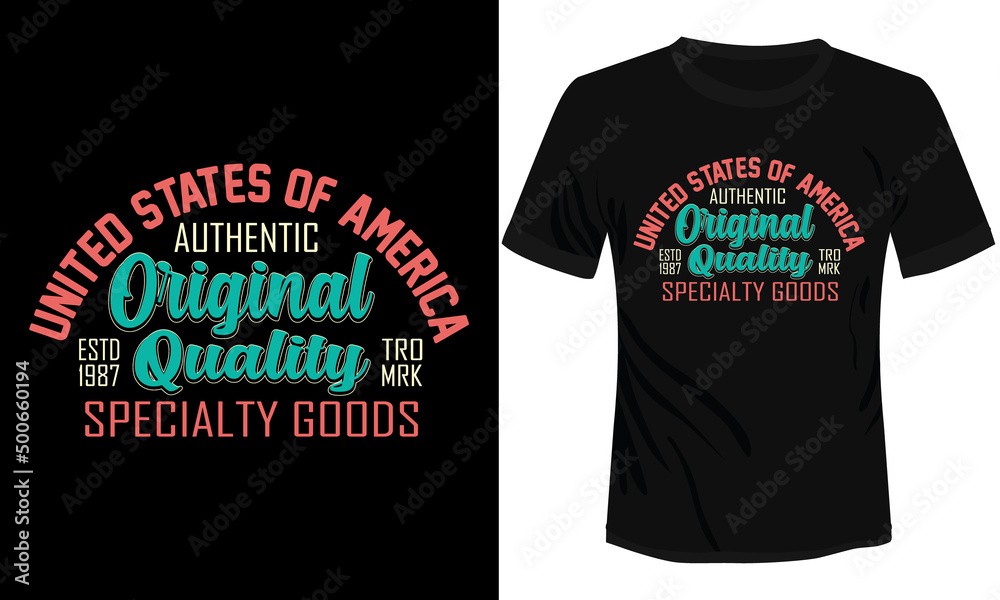 Vintage Typography T-shirt Design Vector Illustration 