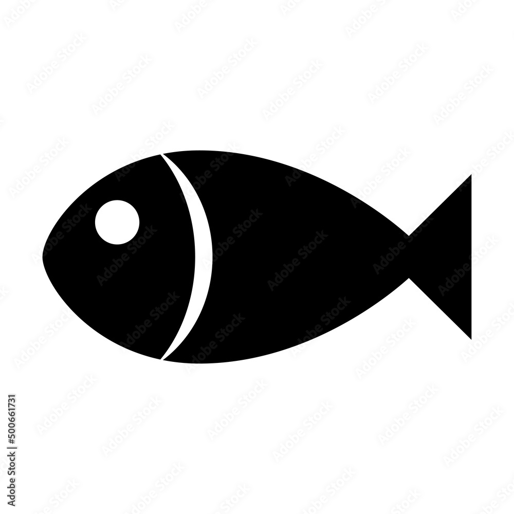 Fish Icon Vector Design Template. Fish Icon Vector Design Template.