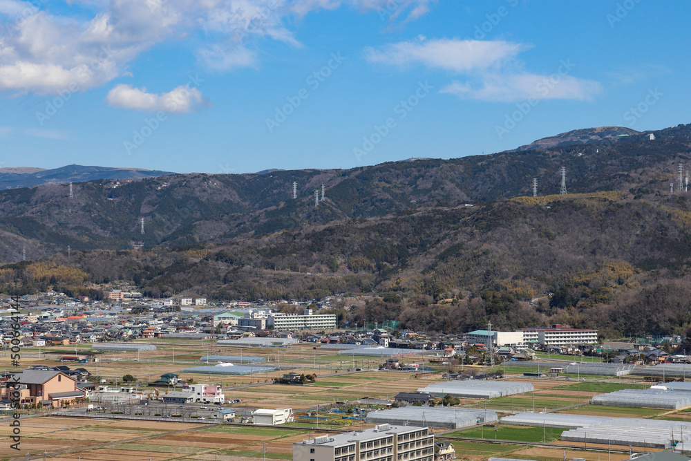 伊豆の国市の街並み（静岡県伊豆の国市）