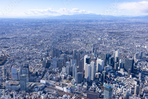 新宿副都心・空撮