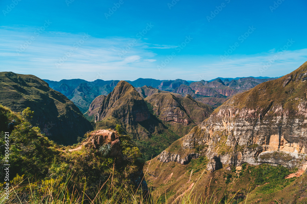 Los andes, bolivia.