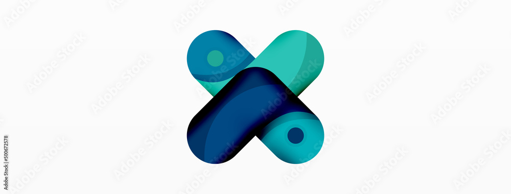 Creative geometric wallpaper. Round arrow shape minimal geometric background. Techno business template for wallpaper, banner, background or landing Creative geometric wallpaper. Round arrow shape minimal geometric background. Techno business template for wallpaper, banner, background or landing
