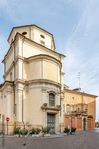 Oratory of Santa Maria delle Grazie  Parma  Italy  on a sunny day