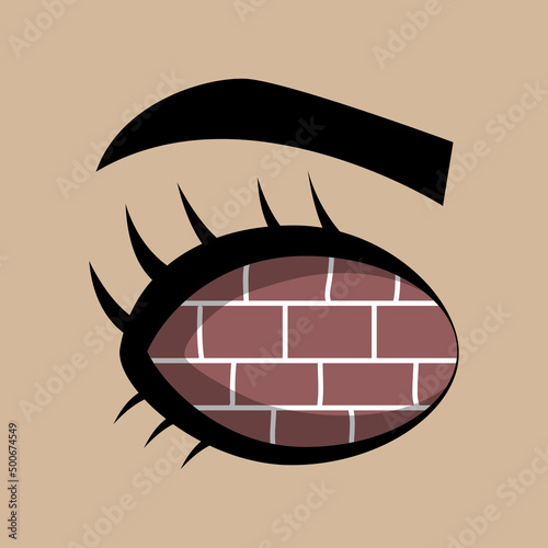 unseen icon vector from miscellaneous concept