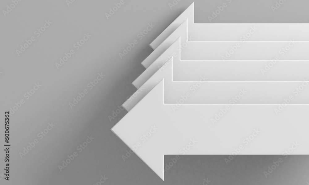 Obraz premium Arrows abstract marketing empty background