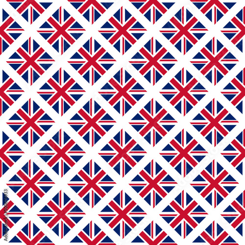uk flag pattern. abstract background. vector illustration