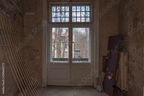 Urban exploration in an old abandoned hospital in a historic mansion in Poland - Urbex in Turczynek © Arkadiusz