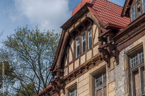 Urban exploration in an old abandoned hospital in a historic mansion in Poland - Urbex