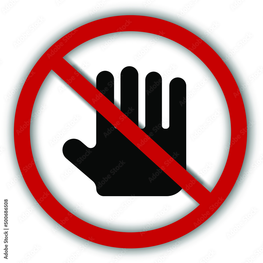 vector image of prohibition sign vector image of prohibition sign