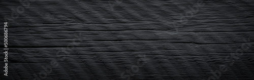 Black or dark gray painted wooden plank texture background