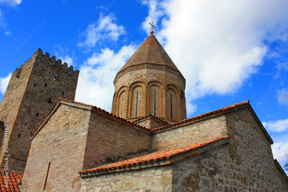 The Church of the Ananuri Fortress in Georgia