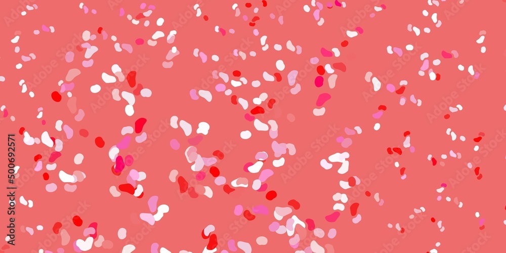 Light red vector background with random forms. Light red vector background with random forms.