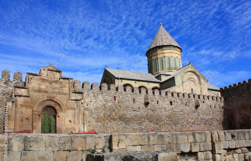 Svetitskhoveli Cathedral in Mtskheta, Georgia	

