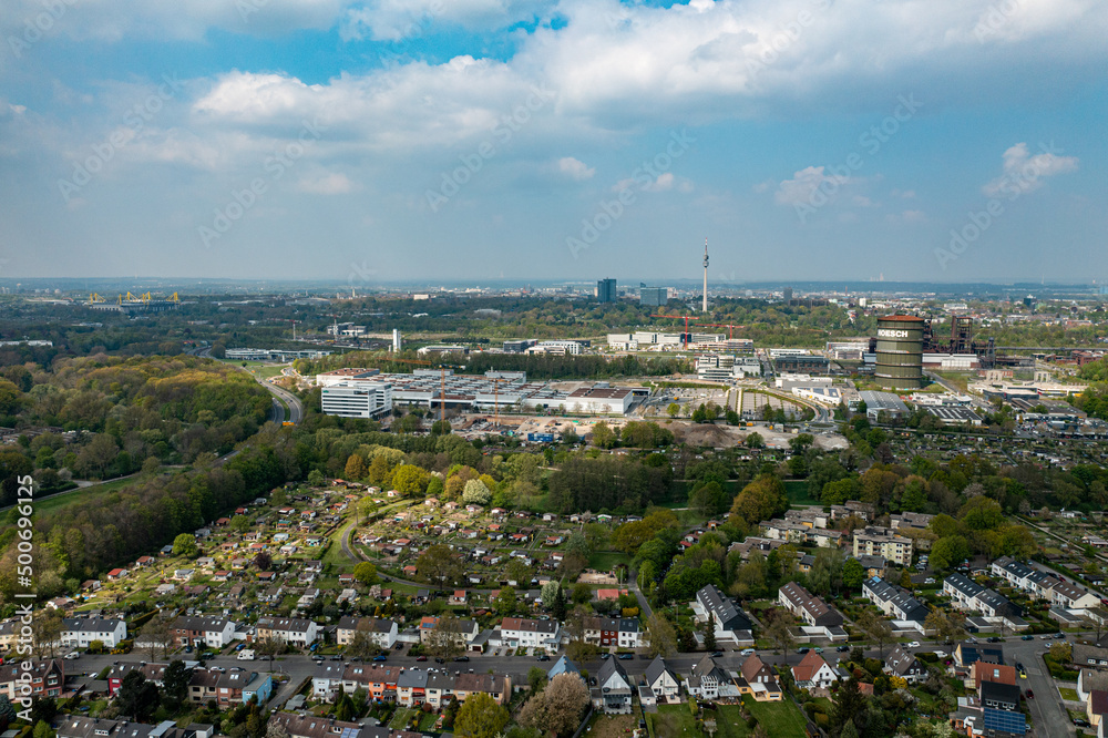Panoramaluftbild Dortmund Hacheney Hoesch Phoenix Florian BVB Stadion