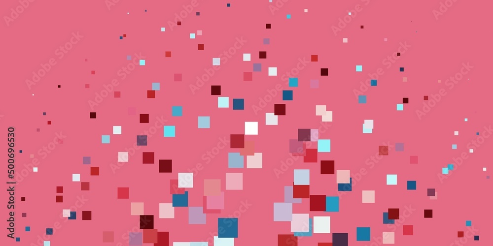 Light Blue, Red vector background with rectangles. Light Blue, Red vector background with rectangles.