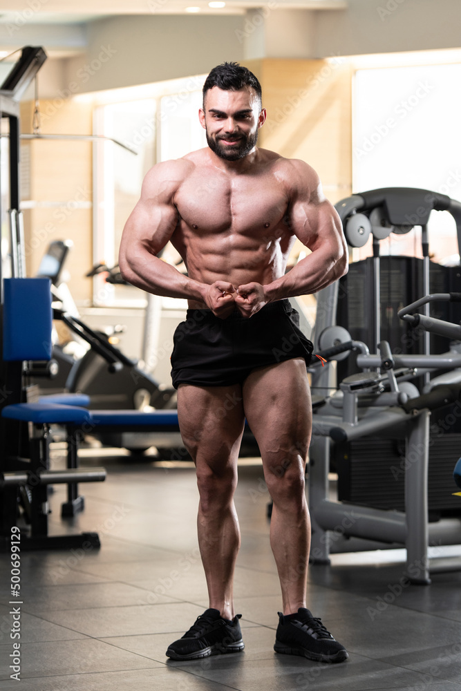 Portrait Of A Physically Fit Muscular Young Man Portrait Of A Physically Fit Muscular Young Man