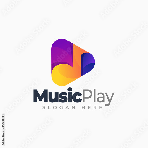 Free Download Modern Music Logo Template Design  - GFXLoad