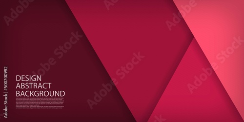 Red background vector overlap layer on dark space for background design. editable Eps10 Vector Template