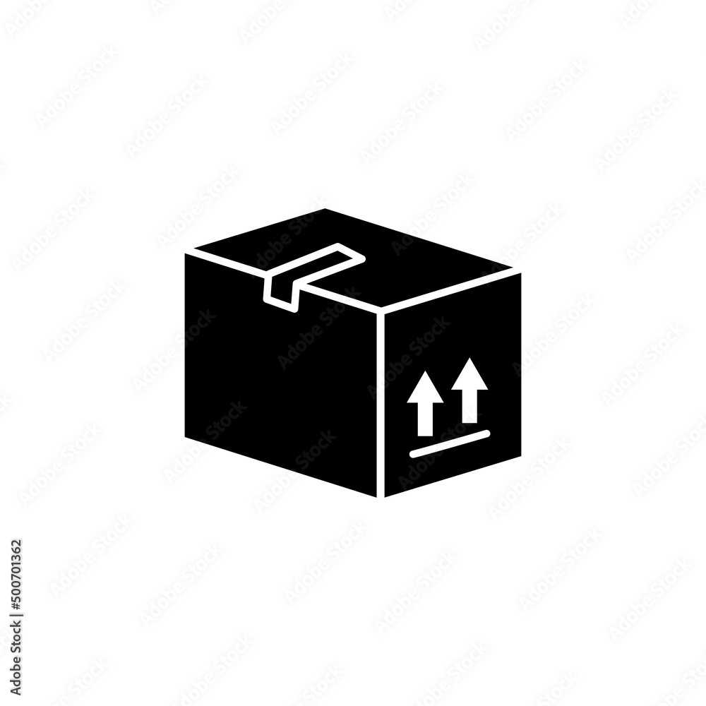 Box icon. pile. solid icon style. suitable for packaging icon. simple design editable. Design template vector Box icon. pile. solid icon style. suitable for packaging icon. simple design editable. Design template vector