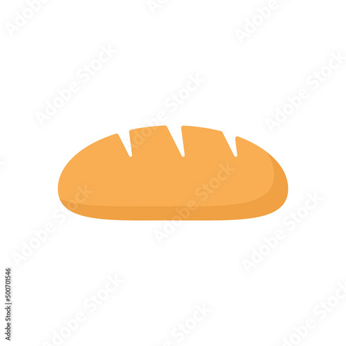 Bread flat vector icon