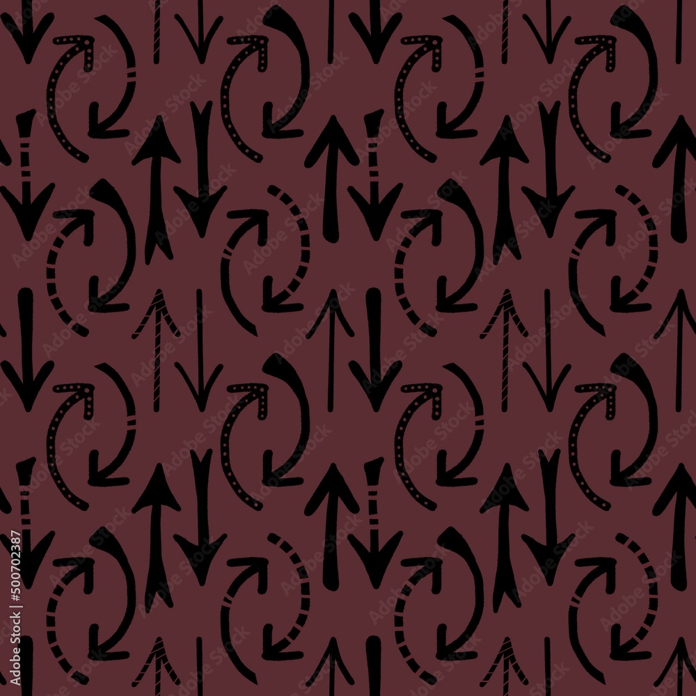 Seamless arrows pattern for fabrics and textiles and packaging and gifts and cards and linens and kids Seamless arrows pattern for fabrics and textiles and packaging and gifts and cards and linens and kids