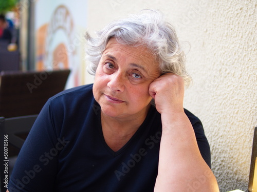 Cuadro en lienzo old woman