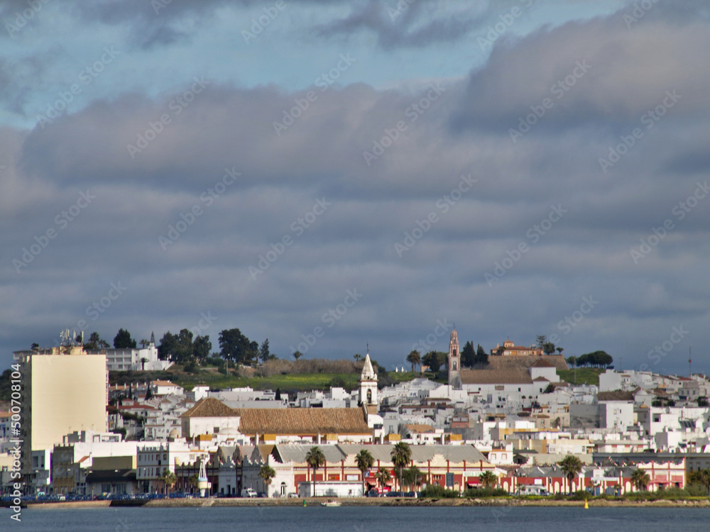 Panoramic view Ayamonte, Huelva - Spain