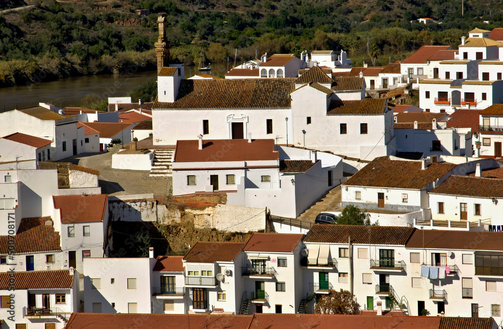 Pamorama view Sanlucar de Guardiana, Huelva - Spain 