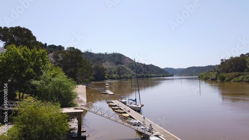 Wallpaper Mural Guadiana river in the ancient village of Pomarao Torontodigital.ca