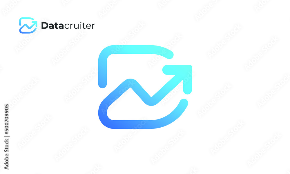 D letter and Business Modern Logo D letter and Business Modern Logo