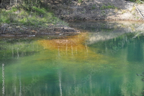 Park Mużakowski, Kopalnia Babina, Łęknica, kolorowe jeziorka,