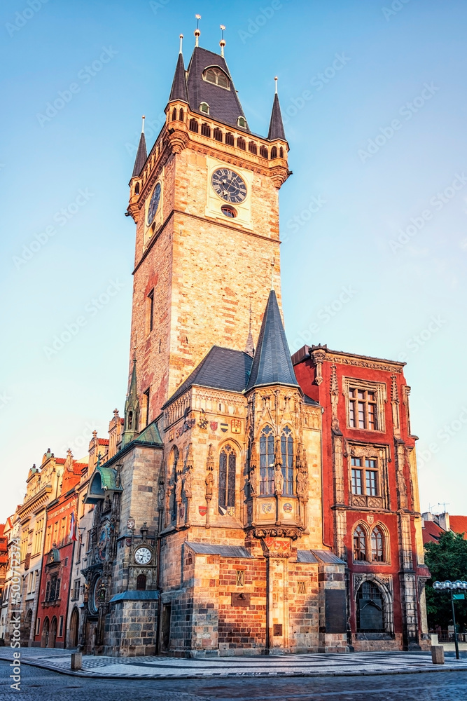 Old Town Hall in Prague city, Czechia