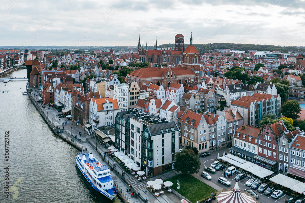 Gdańsk starówka, stare miasto, Polska