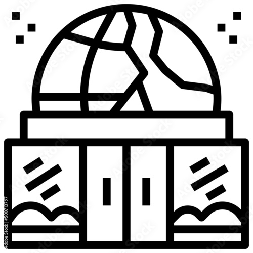 PLANETARIUM line icon