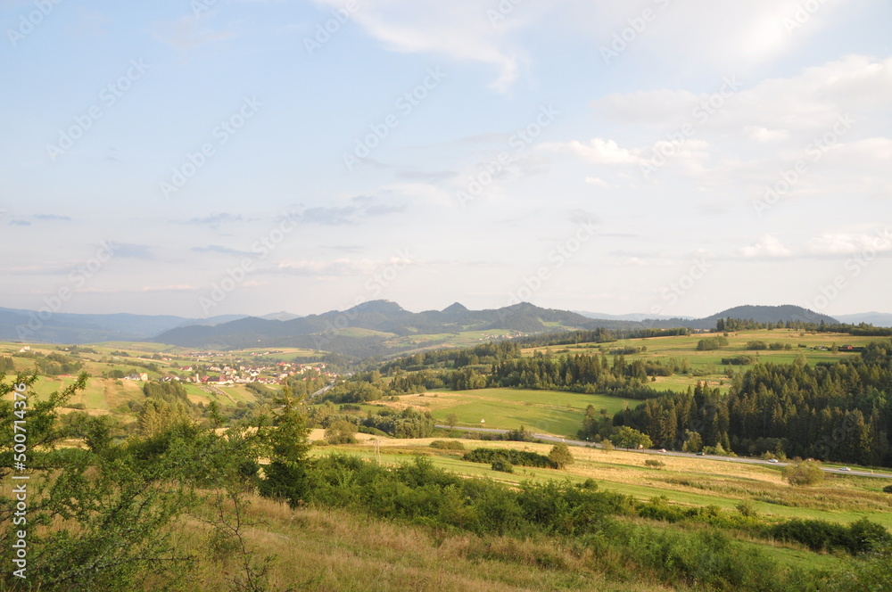 Pieniny, Kluszkowce, góra, Wdżar, wiosna, krajobraz, Pieniny, Kluszkowce, góra, Wdżar, wiosna, krajobraz,