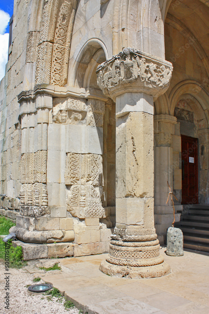Decor on the Bagrat Cathedral in Kutaisi, Georgia