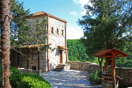 Monastery of Mozameta near Kutaisi, Imeretinsky region of Georgia photo