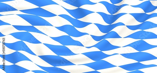 bavaria flag oktoberfest blue and white.. photo