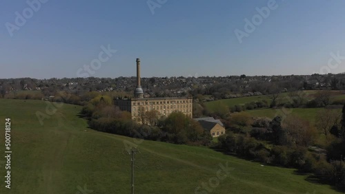 A view over Bliss mill towards Chipping Norton.  Oxfordshire. photo