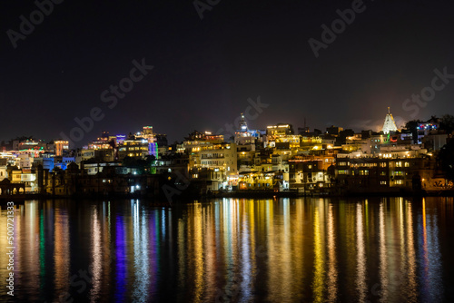 Udaipur city lights at night © Kandarp