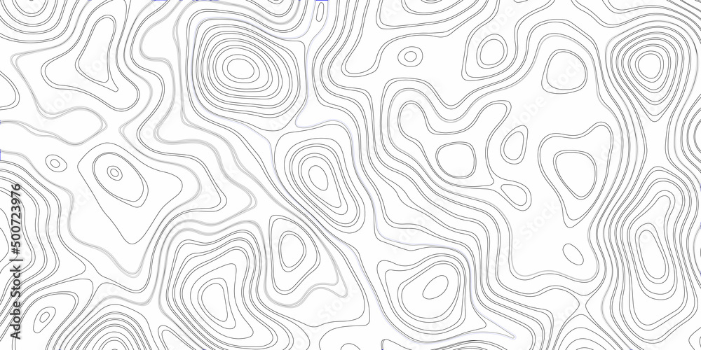 Topographic map contour background. Topo map with elevation. Contour map vector. Vector abstract illustration .Geography concept. Map of heights seamless pattern .