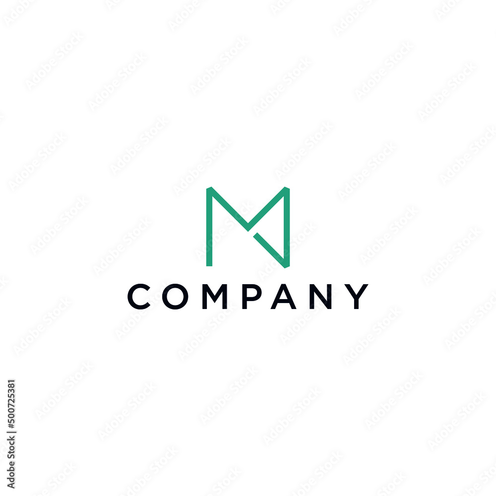 abstract initial letters MD DM logo design abstract initial letters MD DM logo design