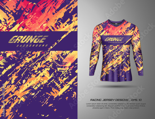 Tshirt abstract grunge background for extreme sport jersey team, soccer, motocross, car racing, cycling, fishing, diving, leggings, gaming
