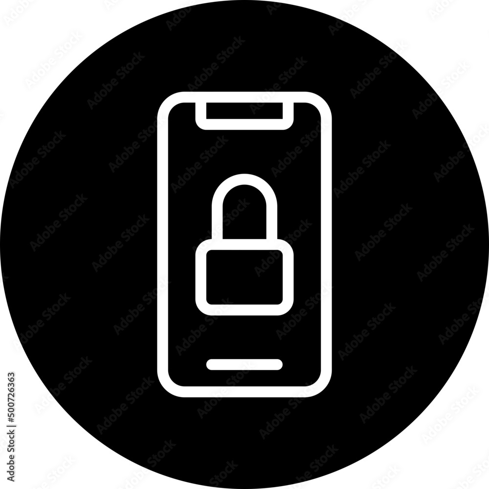 secure glyph icon secure glyph icon