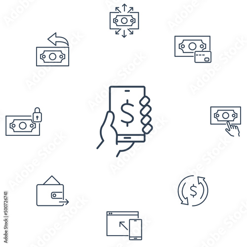 payment icons set . payment pack symbol vector elements for infographic web