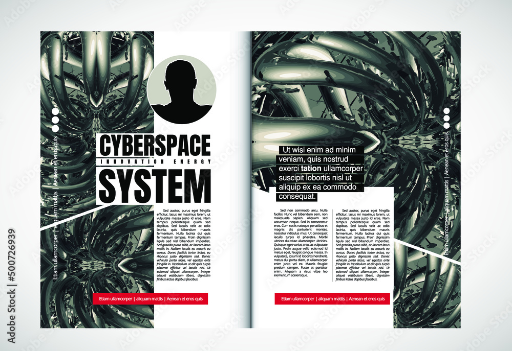 Abstract background technology. Design for brochure, banner idea, book, booklet print or e-book. Layout ready for use, vector.
