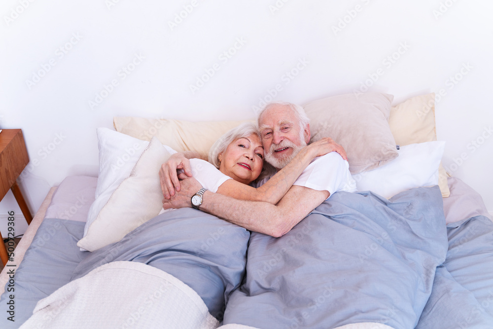 Elderly couple at home Elderly couple at home