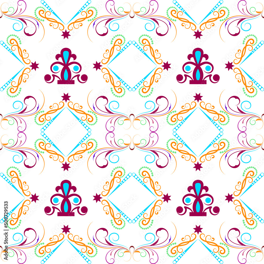 Seamless pattern with flowers and butterflies Seamless pattern with flowers and butterflies