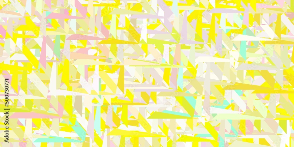 Light green, red vector pattern with polygonal shapes. Light green, red vector pattern with polygonal shapes.