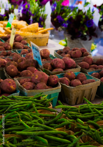 Potatoes at the market
